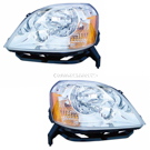 2005 Ford Five Hundred Headlight Assembly Pair 1
