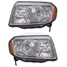 2011 Honda Pilot Headlight Assembly Pair 1