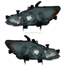 2012 Nissan Murano Headlight Assembly Pair 1