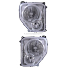 2012 Jeep Liberty Headlight Assembly Pair 1