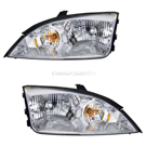 2005 Ford Focus Headlight Assembly Pair 1