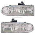 2002 Chevrolet S10 Truck Headlight Assembly Pair 1