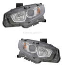 2017 Honda Civic Headlight Assembly Pair 1