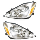 2004 Toyota Sienna Headlight Assembly Pair 1
