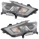 2017 Nissan Maxima Headlight Assembly Pair 1