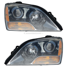 2007 Kia Sorento Headlight Assembly Pair 1