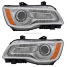 2012 Chrysler 300 Headlight Assembly Pair 1