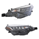2017 Toyota Corolla Headlight Assembly Pair 1
