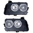 2008 Dodge Charger Headlight Assembly Pair 1