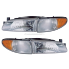 BuyAutoParts Pontiac Headlight Assembly - Pair 16-84865A9