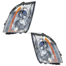 2009 Cadillac CTS Headlight Assembly Pair 1