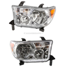 2009 Toyota Sequoia Headlight Assembly Pair 1