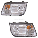 2003 Volkswagen Jetta Headlight Assembly Pair 1