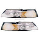 2000 Ford Mustang Headlight Assembly Pair 1
