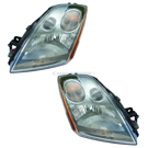 2009 Nissan Sentra Headlight Assembly Pair 1