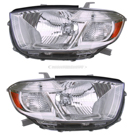 2010 Toyota Highlander Headlight Assembly Pair 1