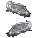 2017 Toyota Sienna Headlight Assembly Pair 1