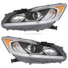 2017 Honda Accord Headlight Assembly Pair 1