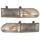 1993 Ford Taurus Headlight Assembly Pair 1
