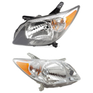 2005 Pontiac Vibe Headlight Assembly Pair 1