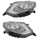 2017 Nissan Rogue Headlight Assembly Pair 1