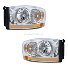 2006 Dodge Ram Trucks Headlight Assembly Pair 1