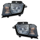 2012 Chevrolet Camaro Headlight Assembly Pair 1