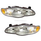 2003 Chevrolet Monte Carlo Headlight Assembly Pair 1