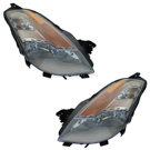 2009 Nissan Altima Headlight Assembly Pair 1