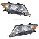 2012 Toyota Venza Headlight Assembly Pair 1