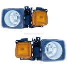 2007 Hummer H3 Headlight Assembly Pair 1