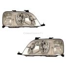 2000 Honda CR-V Headlight Assembly Pair 1
