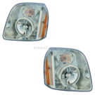 2012 Gmc Yukon Headlight Assembly Pair 1