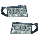 1998 Cadillac Deville Headlight Assembly Pair 1