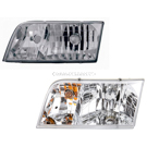 2000 Ford Crown Victoria Headlight Assembly Pair 1