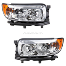 2006 Subaru Forester Headlight Assembly Pair 1