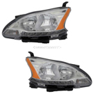 2013 Nissan Sentra Headlight Assembly Pair 1