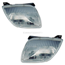 2000 Pontiac Sunfire Headlight Assembly Pair 1