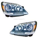 BuyAutoParts Honda Headlight Assembly - Pair 16-85220A9
