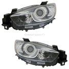2016 Mazda CX-5 Headlight Assembly Pair 1