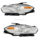2014 Dodge Dart Headlight Assembly Pair 1