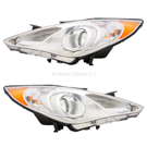 2012 Hyundai Sonata Headlight Assembly Pair 1