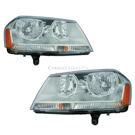 2012 Dodge Avenger Headlight Assembly Pair 1