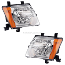 BuyAutoParts Nissan Headlight Assembly - Pair 16-85278A9