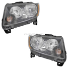 2017 Jeep Compass Headlight Assembly Pair 1