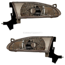 2000 Toyota Corolla Headlight Assembly Pair 1