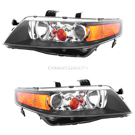 2007 Acura TSX Headlight Assembly Pair 1