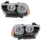 2012 Dodge Charger Headlight Assembly Pair 1