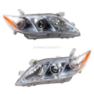 2009 Toyota Camry Headlight Assembly Pair 1