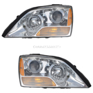 2009 Kia Sorento Headlight Assembly Pair 1